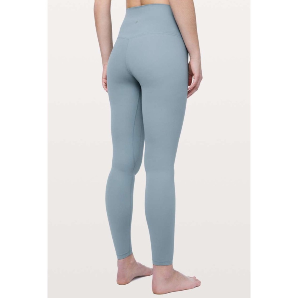 LULULEMON Align Pant Blue Cast Light Blue Seamless Leggings Detail Size 10